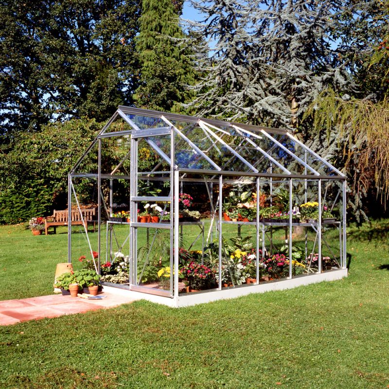 Halls Tuinkas - Zilver - 319x193x196 cm - Tuindersglas