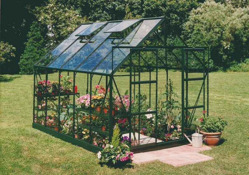 Halls Tuinkas - Groen - 322x257x258 cm - Tuindersglas